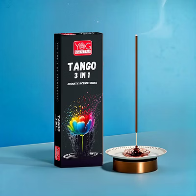 yogmantra tango 3 in 1 incense stick (pack of 6)