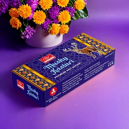 yogmantra musky kasturi premium wet dhoop (pack of 12)