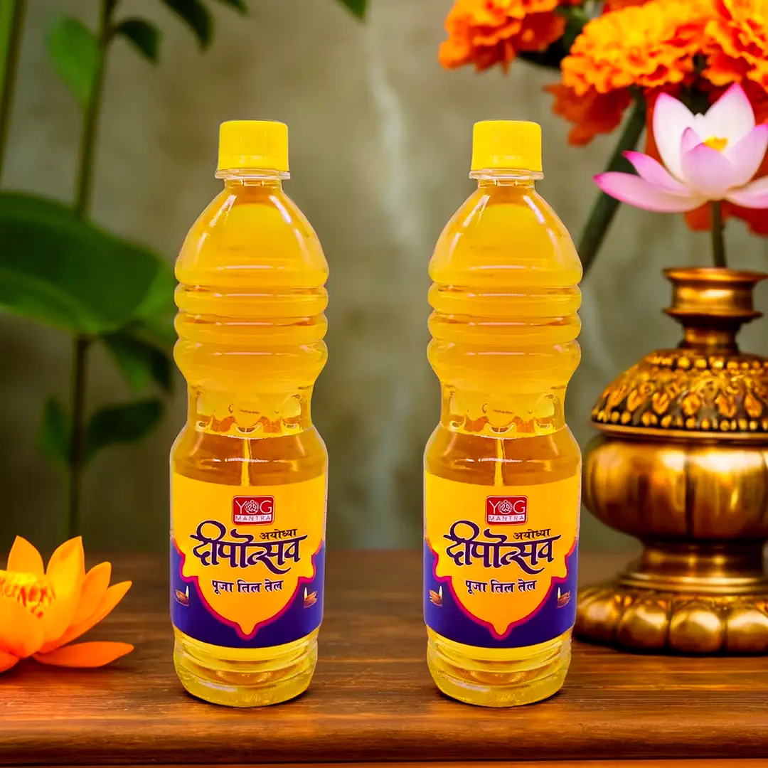 yogmantra deepotsav pooja oil 1800 ml (pack of 2)