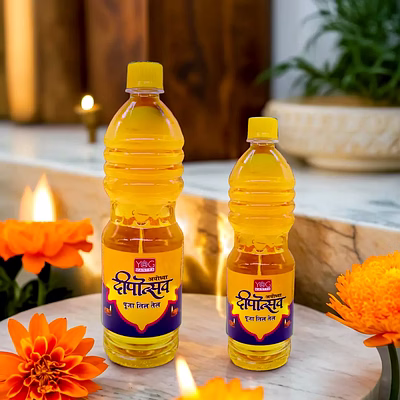 yogmantra deepotsav pooja oil 1350 ml (pack of 2)