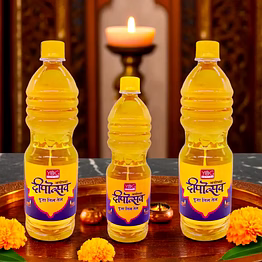 yogmantra deepotsav pooja oil 2250 ml (pack of 3)