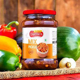 archita chatpata mix pickle 400gm – glass jar
