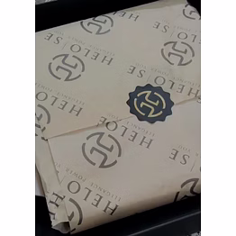 self-adhesive labels | textured paper, metallic foil & clear-on-clear