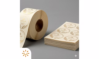 Self-Adhesive Labels | Textured Paper, Metallic Foil & Clear-on-Clear