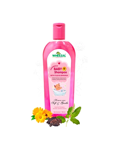 Wheezal Calendula Baby Shampoo (200ml)-12434416