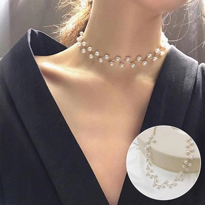 Pearl Suffocation Necklace-1