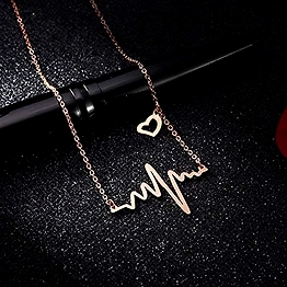 Everlasting Beat Heartbeat Necklace