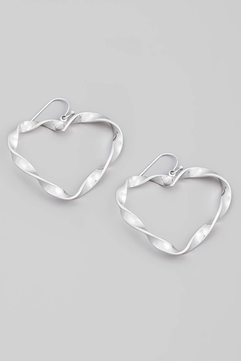 Hoop Earrings Heart-2