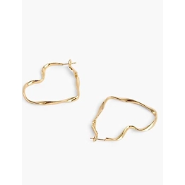 Hoop Earrings Heart