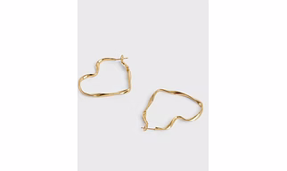 Hoop Earrings Heart