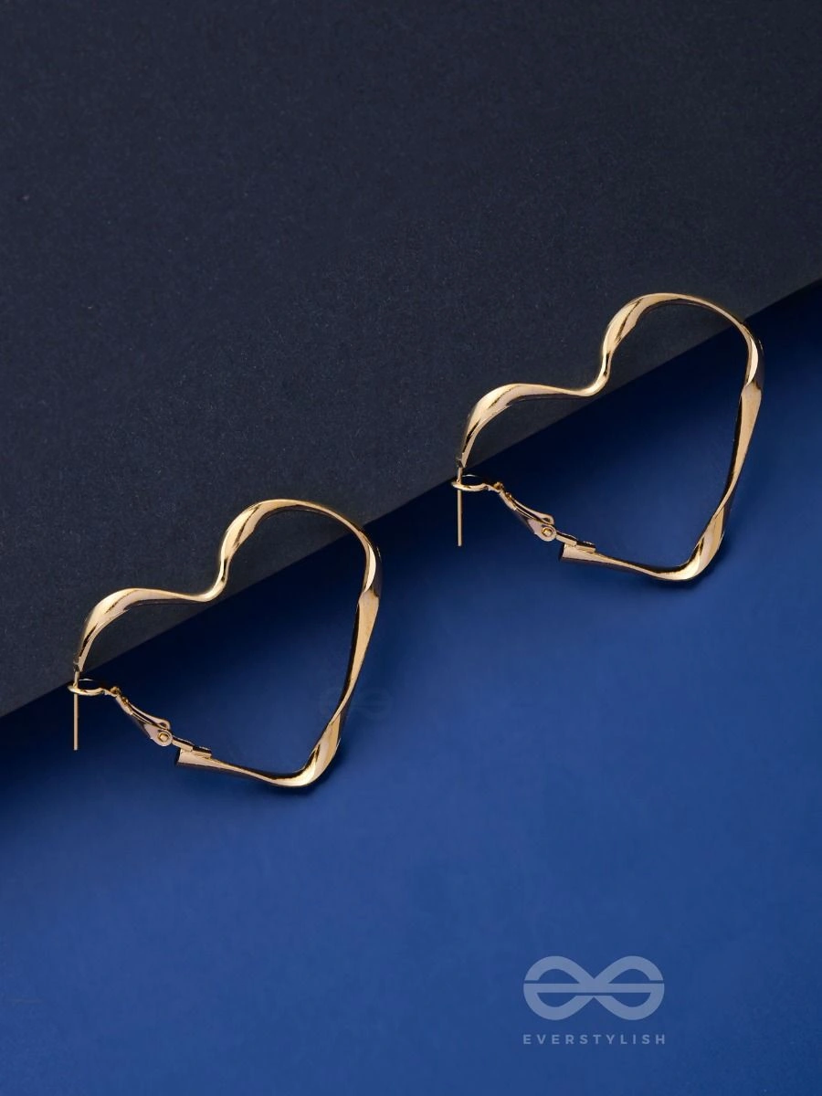 Hoop Earrings Heart-3