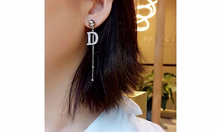 Alphabet Drop Fashion Earrings