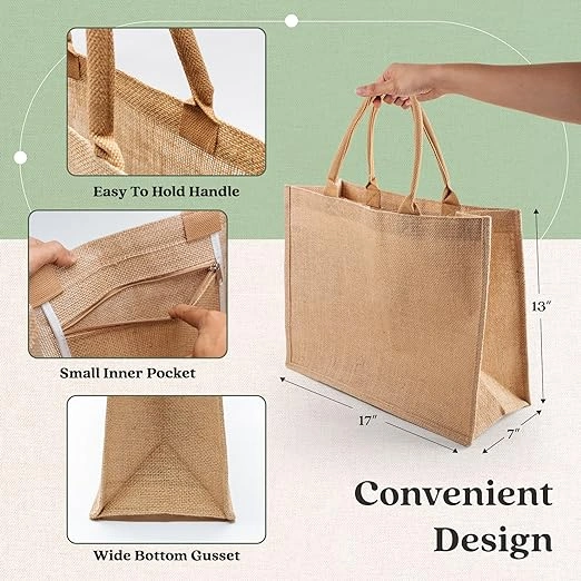 Premium Eco-Friendly Large Jute Bag-3