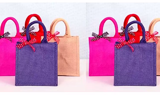 Export Quality Jute Bags multi colour