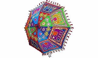 Handcrafted Embroidered Umbrella (set of 5)