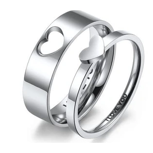 Everlasting Love Couple Rings Set 2 in 1 rings