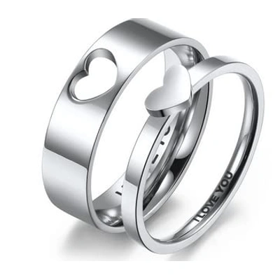 Everlasting Love Couple Rings Set 2 in 1 rings