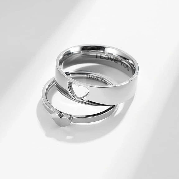 Everlasting Love Couple Rings Set 2 in 1 rings-3