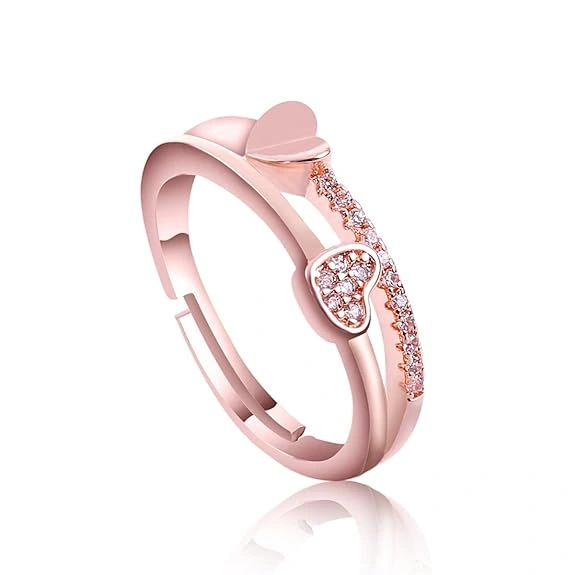 Heart Ring with Adjustable Band-12500934