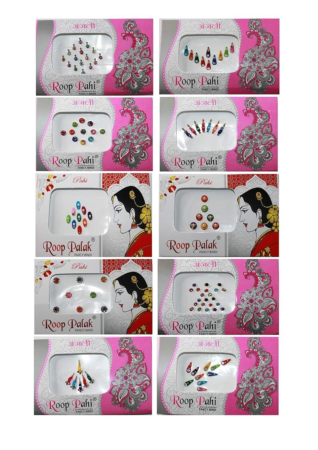 Traditional Indian Bindi (set of 6)-12508402