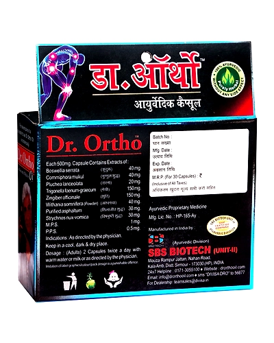 Dr Ortho Ayurvedic Capsules-1
