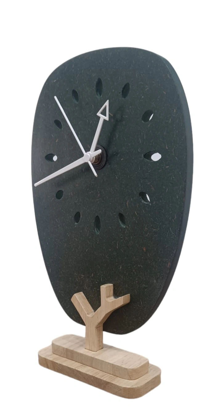 Wooden Office Desk Clock-3