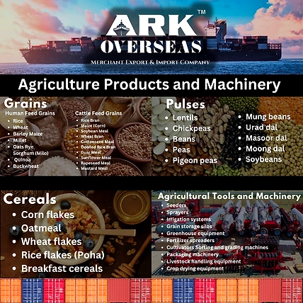 Grains, Pulses, Cereals, Agricultural Machinery-12435668
