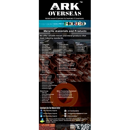 Metallic materials and Products : Steels, Copper, Brass, Aluminium, Metal Products, Metal Fabricated Products, Metal Processing Equipment, Alloys, Metal Scrap-1