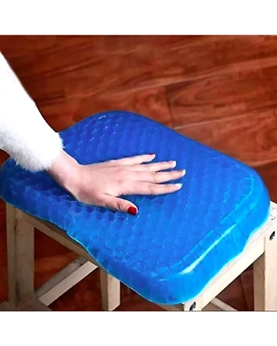 Gel Orthopedic Seat Cushion for Office Chair, Wheelchair, or Home Rubber Cushion for Back Pain-3