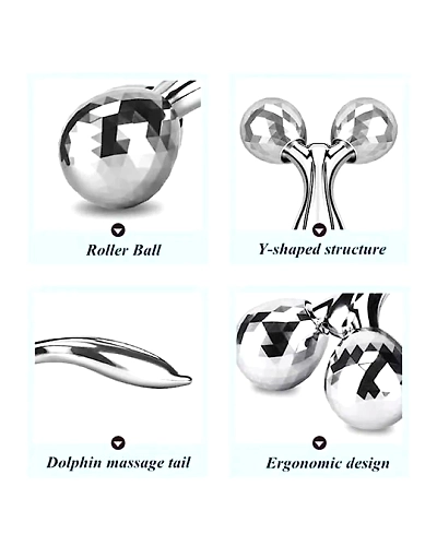 360 Rotate Roller Face Body Massager-3