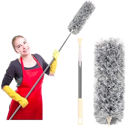 Cleaning Flexible Mop Duster for Quick and Easy Cleaning with Long Rod-mopduster