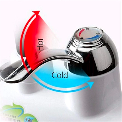 Electric Hot Water Heater Faucet Kitchen And Bathroom Heating Dispenser Tap Digital Temperature With Display-4
