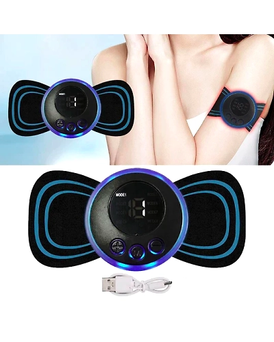 Butterfly Mini Massager with 8 Modes and 19 Strength Levels,Rechargeable Electric Massager for Shoulder,Arms,Legs,Back Pain for Men and Women-MiniMassager