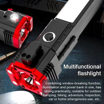 Portable Rechargeable Torch LED Flashlight-TorchLED