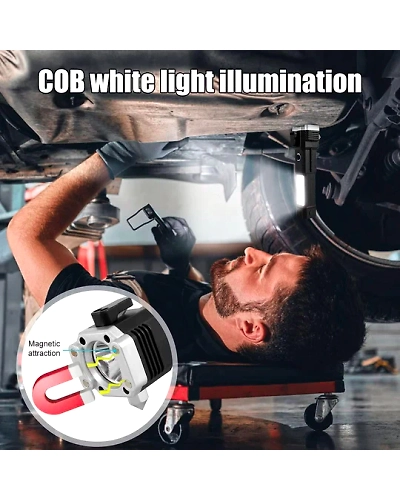 Portable Rechargeable Torch LED Flashlight-3