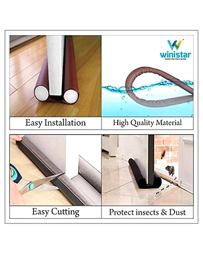 Door Protector- Sound-Proof Reduce Noise Waterproof - Brown (Pack Of 2)-3