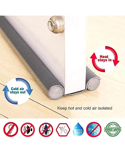 Door Protector- Sound-Proof Reduce Noise Waterproof - Brown (Pack Of 2)-4
