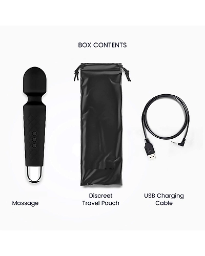 Rechargeable Personal Massager - Powerful Multi Speed Vibration - Whisper Quiet - Waterproof - for Muscle Tension Relief in Neck, Back, Shoulders, Legs and Feet - Turquoise-1