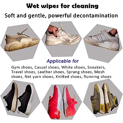 Sneaker &amp; Shoe Cleaner Wipes(1 Packs of 80)-5