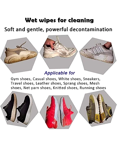 Sneaker &amp; Shoe Cleaner Wipes(1 Packs of 80)-5