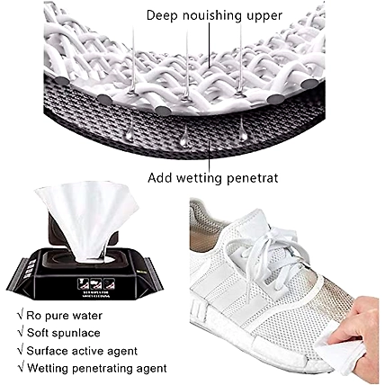 Sneaker &amp; Shoe Cleaner Wipes(1 Packs of 80)-4