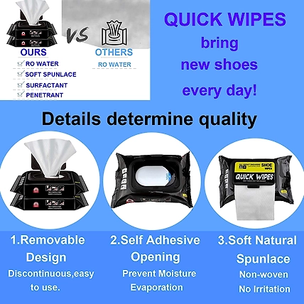 Sneaker &amp; Shoe Cleaner Wipes(1 Packs of 80)-2