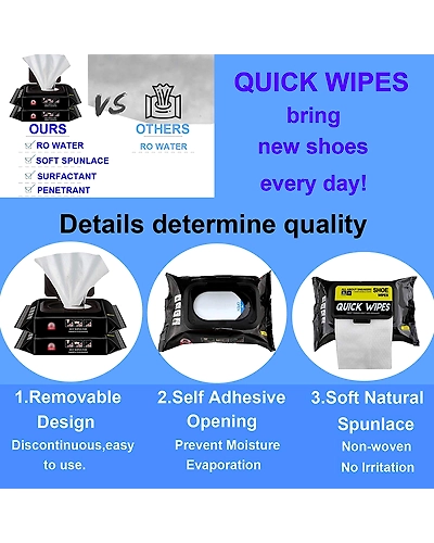 Sneaker &amp; Shoe Cleaner Wipes(1 Packs of 80)-2