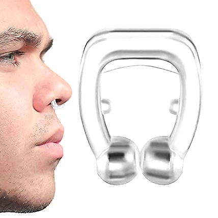 Snore Free Nose Clip | Unisex Stop Snoring Anti Snore Free Sleep Silicone Magnetic Nose Clip | Nose Clip | Anti Snoring device Magnetic Anti Snore Unisex Nose Clip Snoring Stopper - Pack of 1-4