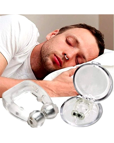 Snore Free Nose Clip | Unisex Stop Snoring Anti Snore Free Sleep Silicone Magnetic Nose Clip | Nose Clip | Anti Snoring device Magnetic Anti Snore Unisex Nose Clip Snoring Stopper - Pack of 1-3