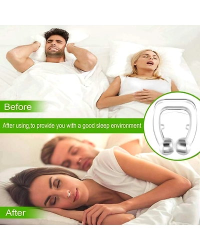 Snore Free Nose Clip | Unisex Stop Snoring Anti Snore Free Sleep Silicone Magnetic Nose Clip | Nose Clip | Anti Snoring device Magnetic Anti Snore Unisex Nose Clip Snoring Stopper - Pack of 1-1