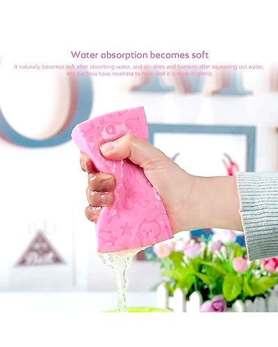 Ultra Soft Exfoliating Bath Sponge/ Asian/ Japanese Spa Cellulite Massager/ Dead Skin Remover Sponge For Body (Pack of 1)-2