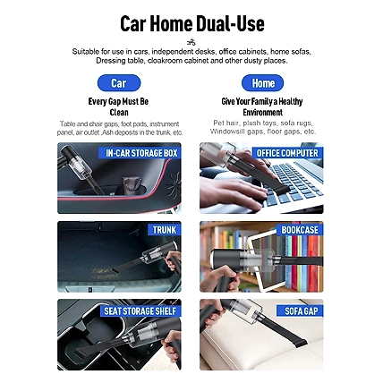 Portable Air Duster Wireless 2 in 1 Vacuum Cleaner for car-2