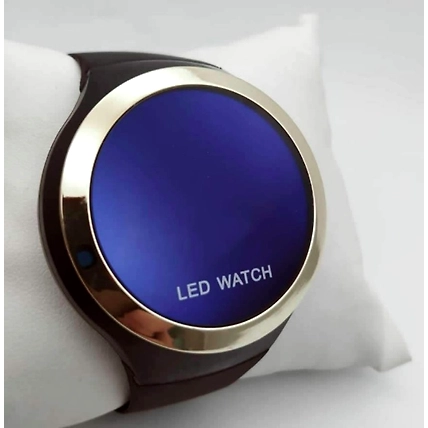 Apple Shape Dial Latest LED Watch Digital Watch- Silver-4