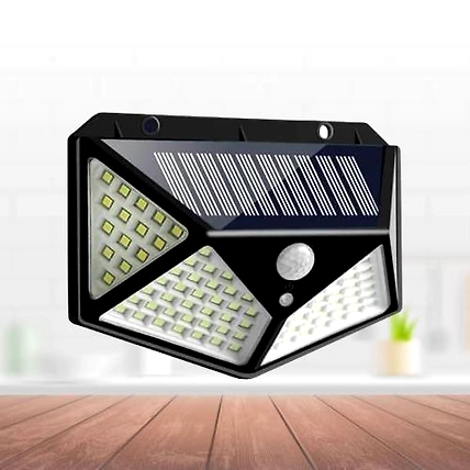 Bright Solar Wireless Security Motion Sensor 100 Led Night Light for Home and Garden ,Outdoors-Solar-light